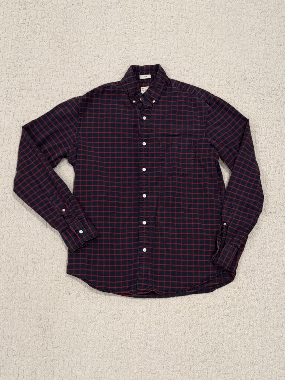 Men's J. Crew Slim Button Down Shirt Size Medium